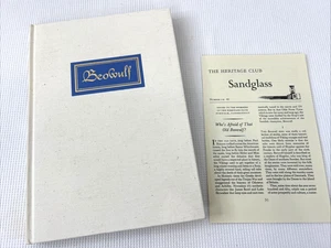Beowulf By William E. Leonard The Heritage Press 1967 Hardcover Sandglass Insert - Picture 1 of 6