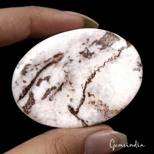 Joya suelta de cabina ovalada turquesa búfalo blanco natural sin tratar 157 quilates para colgante - Imagen 1 de 7