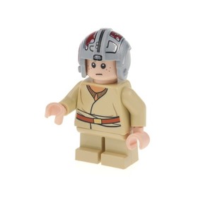 1X Lego Minifigure SW Anakin Skywalker Short Legs Double Face Helmet 7962 SW0327