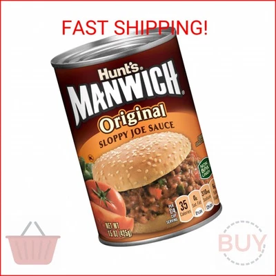 Manwich Original Sloppy Joe Sauce, Canned Sauce, 15 oz.