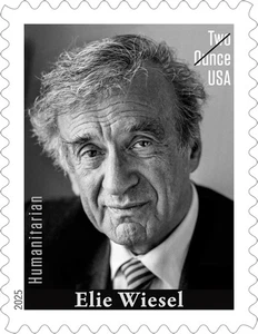 Briefmarken USA - 2025 SC#6037 Elie Wiesel Stamps - Two Ounce Rate Single Stamps - MNH - Bild 1 von 1
