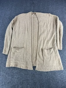 Cárdigan Free People Once in a Lifetime Talla Mediana Tostada Mezcla de Lana De Gran Tamaño - Imagen 1 de 7