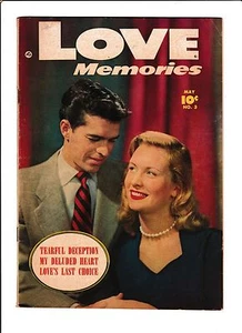 LOVE MEMORIES #3  [1950 VG+]  PHOTO COVER! - Picture 1 of 2