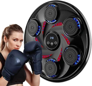 Smart Music Boxing Machine Regolabile con, Bersaglio Punzonatura a Parete con Gl - Foto 1 di 11