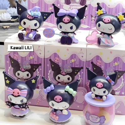 MINISO Sanrio Kuromi Serie Truco o Trato Caja Ciega Figura Confirmada Juguetes Regalo Foto 1 de 3