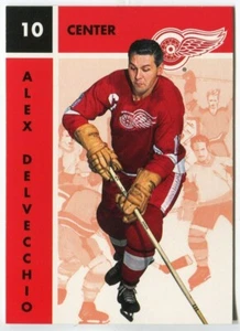 1995 Parkhurst Missing Link (1966-67) #53 Alex Delvecchio Detroit Red Wings - Picture 1 of 2