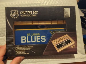 NHL ST. LOUIS BLUES Shut The Box Holzwürfelspiel HOCKEY - Bild 1 von 3