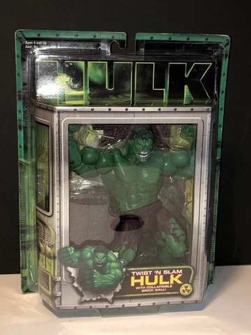 Marvel HULK Twist-N-Slam Hulk 7" Action Figure ToyBiz 2003 NIB!!! Cover