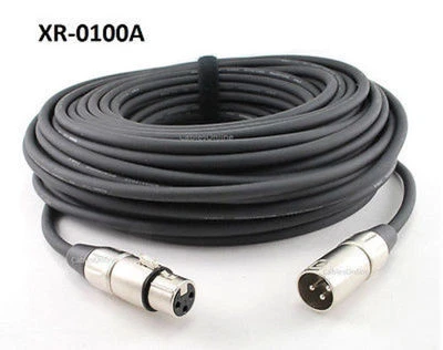 Cable de extensión de audio para micrófono Kirlin XLR macho a hembra 20 AWG OFC de 100 pies Foto 1 de 3