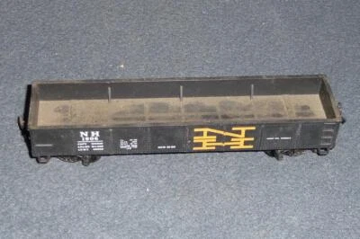 RIVAROSSI HO Model Train ~ 40' Low-Sided Gondola NEW HAVEN 1906 Black - Image 1 of 4