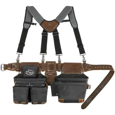 Bucket Boss Pro Leather Dead On Suspension Tool Belt Rig - Image 1 of 3