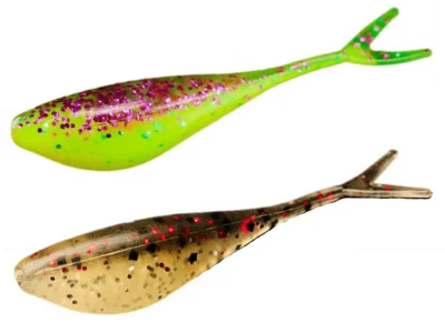 Lunker City Fin-S Shad 1,75" 45mm 20-Stück Gummifische Köder NEU FARBEN