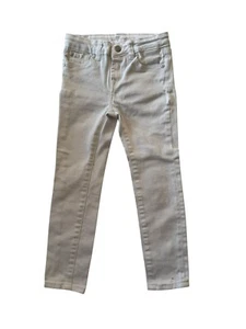 7 For All Mankind Jeans The Skinny White Stretch Girls SZ 6 22x18 Good Condition - Picture 1 of 15