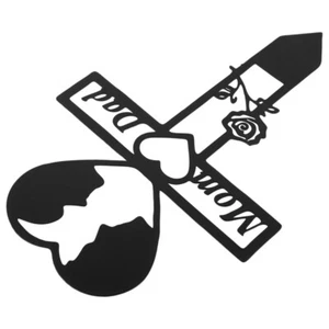 Friedhof Dekoration Grabstein Herzförmige Grabmarkierung Vater Vati - Bild 1 von 20