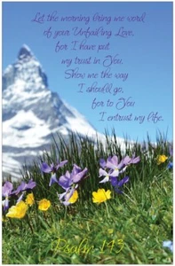 Psalm 143 Inspirational Christian 11" x 17" Poster-C38 - Picture 1 of 1