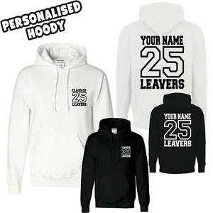 Personalised School Leavers 2024 Hoody Friends Customise Name Mens Kids Hoody - Picture 1 of 20
