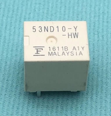 1Piece 53ND10-Y-HW FUJITSU Automotive Relay 1 Pole 40A High Pwr 6Pins - Image 1 of 4