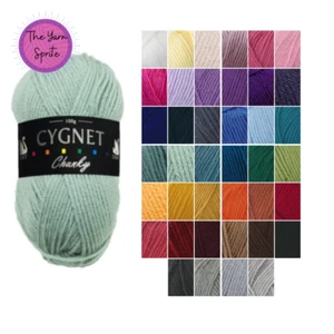 Cygnet Chunky 100g Yarn/Wool for Knitting & Crochet - Picture 1 of 42