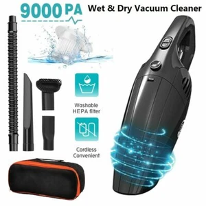 Car Vacuum Cleaner Kabellos Mini Handstaubsauger Nass & Trocken Vacuum Für Auto - Bild 1 von 10