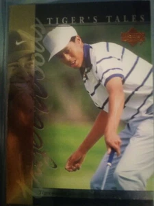 Tiger Woods 2001 Upper Deck Golf Tiger's Tales tt2 Tiger Models after Nicklaus - Picture 1 of 1