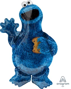 Sesame Street Cookie Monster Party Supplies Big Mylar Foil 26 inch Balloon - Picture 1 of 1