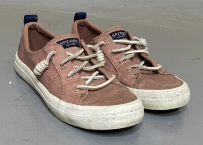 Sperry Top Siders Womens Boat Shoes 7 Pink Crest Vibe Low Top Classic Nautical - Image 1 of 4