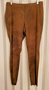 CONTEXT exclusively for Lord & Taylor Women Brown Pants L / 12 BB13-210 - Picture 1 of 7