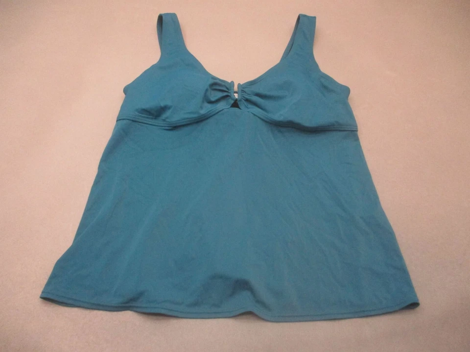 Tankini Avenue Swim Talla 18 Mujer Azul Forrado Inalámbrico Secado Rápido 9T Foto 1 de 4