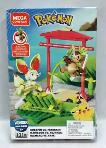 MEGA Construx Pokemon Chespin vs. Fennekin Building Set (131 Teile) Sealed Box - Bild 1 von 6