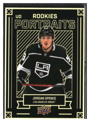 2022-23 Upper Deck #P-48 Jordan Spence UD Portraits - Image 1 of 2