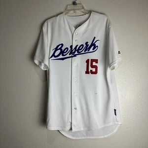 Jersey Majestic Berserk Hard Knocks Vintage Talla Mediana - Imagen 1 de 8