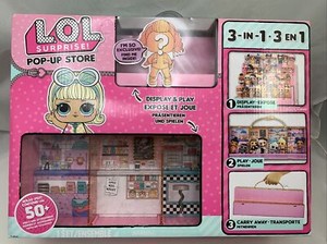 L.O.L. Surprise! Pop-Up Display Store 552314 Carring Case 3 in 1 Doll Toy New
