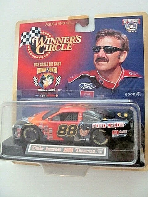 #88 - DALE JARRETT - FORD CREDIT BATMAN FORD - Winners Circle 1998 - 1:43 CAR !! - Image 1 of 4