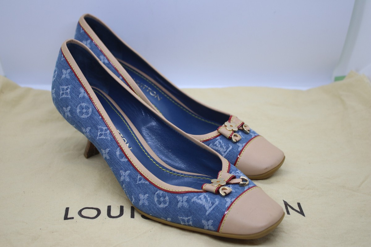 Louis Vuitton Blue Heels for Women for sale | eBay