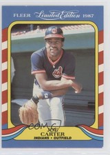 1987 Fleer Limited Edition Baseball Superstars Box Set Joe Carter #7