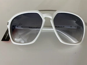 Handmade for Original Penguin White/Silver Sunglasses - Picture 1 of 8