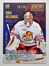 2016-17 KHL Jokerit Helsinki Autograph #JOK-AUT-002 Riku Helenius 18/50