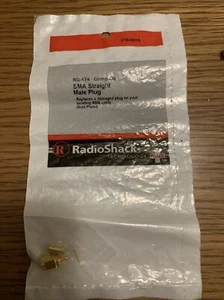 RG-174, Crimp-On SMA Straight Male Plug #278-0015 By RadioShack - Picture 1 of 4