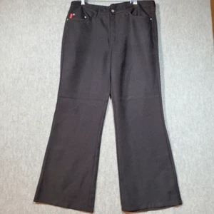 C’EST TOI Hose Damen 2XL schwarz Bootcut USA Premium flache Vorderseite bequem adrett - Bild 1 von 11