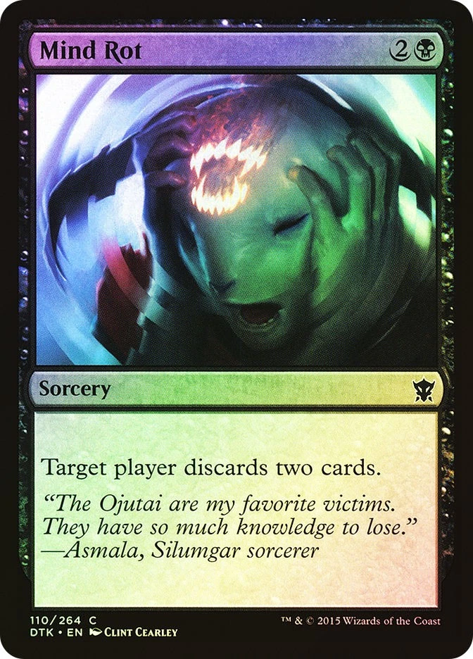 MTG FOIL Mind Rot  - Dragons of Tarkir #110 - Image 1 of 1