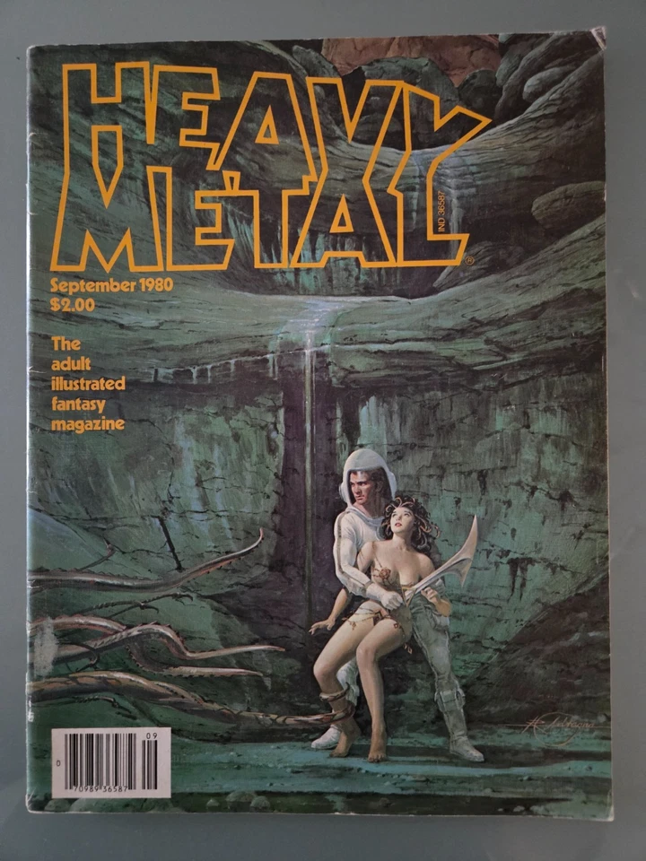 HEAVY METAL MAGAZINE September 1981 ADULT ILLUSTRATED FANTASY MAGAZINE - Image 1 of 2