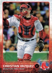 2015 Topps #445 Christian Vazquez - Bild 1 von 2