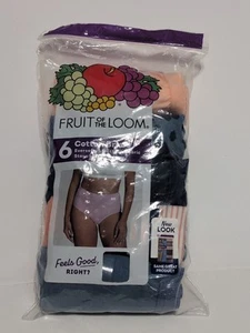 5pr Damas Surtido Talla 9 Panty Calzoncillos Ropa Interior 100% Algodón Fruta del Telar - Imagen 1 de 5