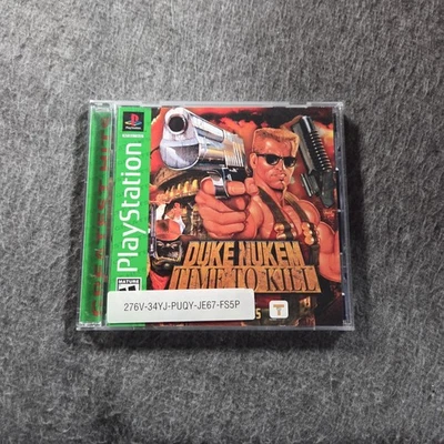Duke Nukem: Time to Kill Greatest Hits (Sony PlayStation 1, 2001) CIB - Image 1 of 3