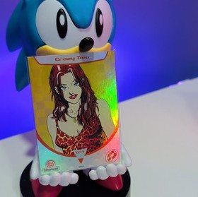 SEGA Crazy Taxi Dreamcast Trading Card Lotti Holographic Single Card