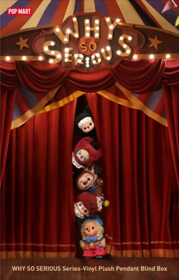 POP MART WHY SO SERIOUS SERIES VINYL DOLL PENDANT CONFIRMED PLUSH OPEN BOX NEW - Image 1 of 4