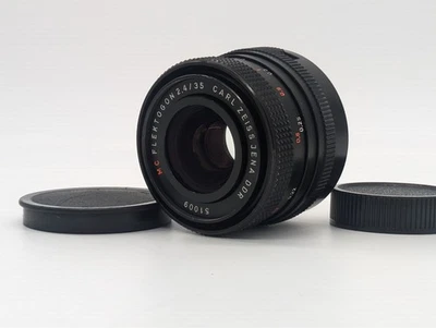 Video*[COMO NUEVO*] Lente Carl Zeiss Flektogon 35 mm f/2,4 Jena DDR MC M42 de... - Imagen 1 de 4