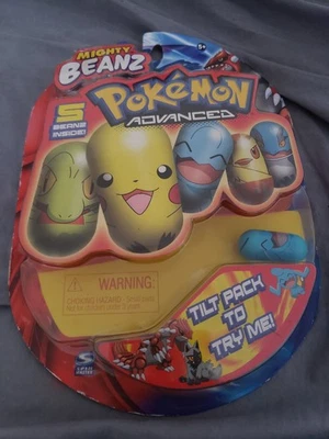 Pokemon Advanced Mighty Beanz; Paquete de refuerzo sellado 2004 #26 muestra wynaut  Foto 1 de 4