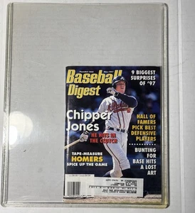 Revista Baseball Digest, noviembre de 1997, Chipper Jones MLB Atlanta Braves - Imagen 1 de 1