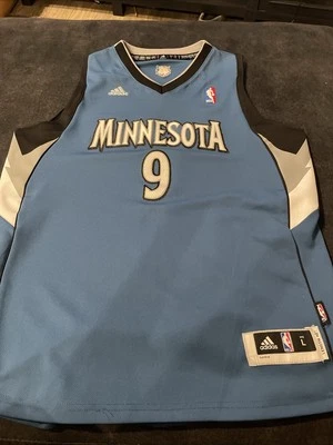 Minnesota Timberwolves Ricky Rubio #9 (Youth Large) - Image 1 of 2